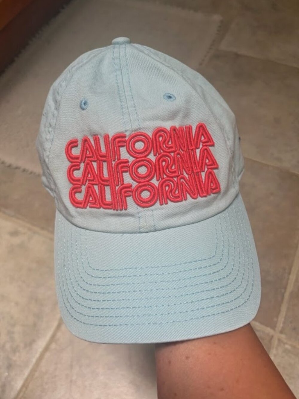 American Needle 100% Cotton California Embroidered Logo Ballpark Baseball Cap